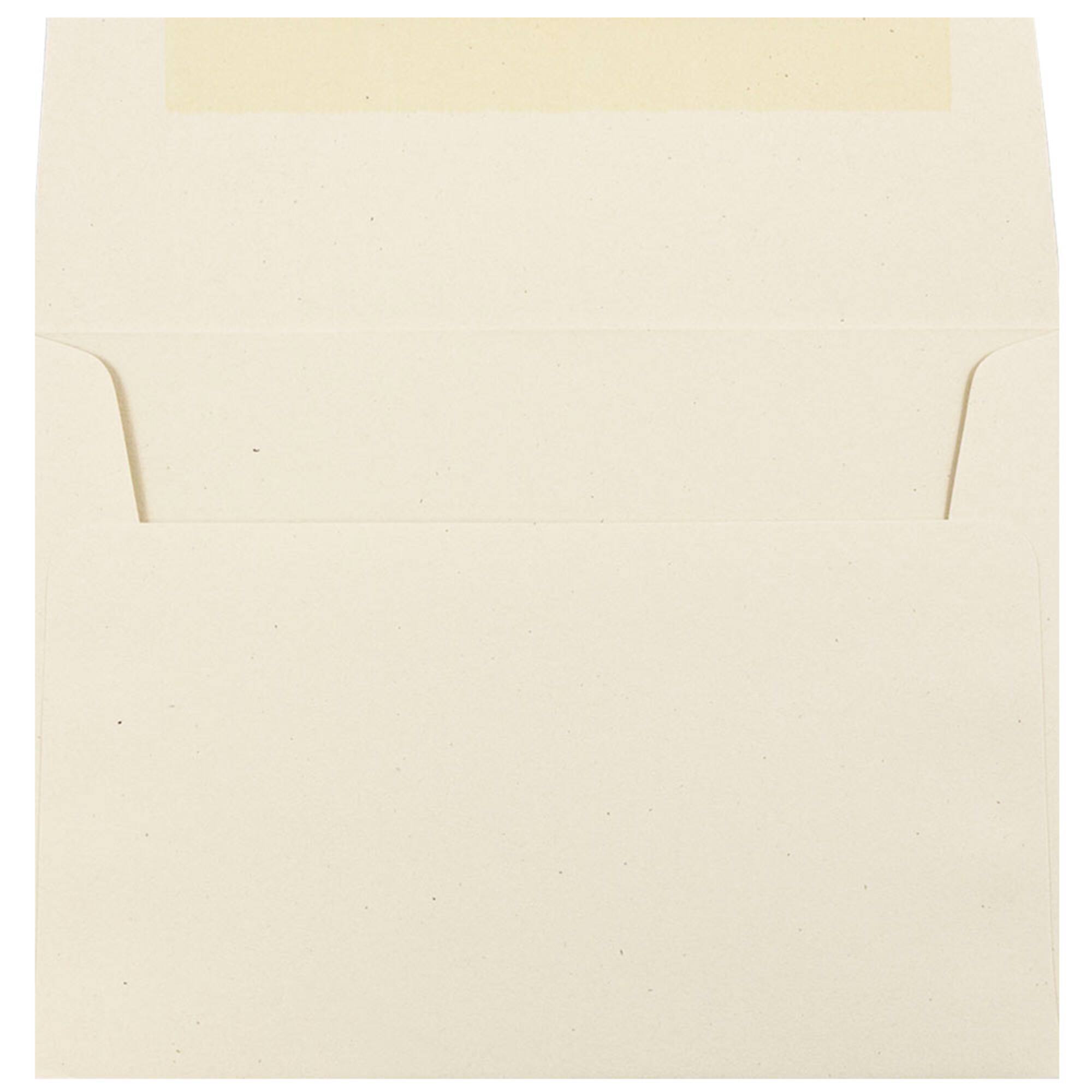 JAM Paper Genesis Husk A8 Recycled Invitation Envelopes, 50ct.